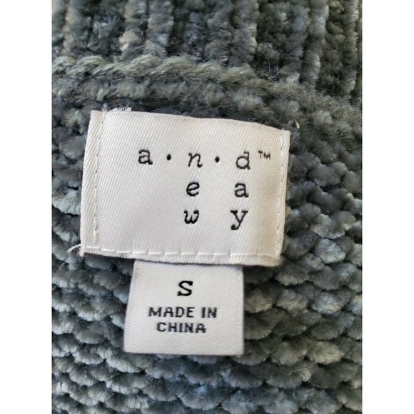 A New Day Women's Gray Polyester Long Sleeve Open Front Knit Sweater Size Small - Picture 7 of 9